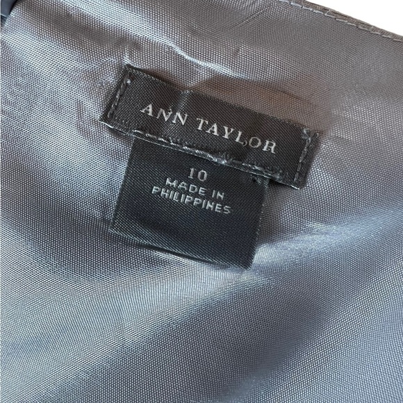 Ann Taylor Cotton/Silk Blend Dress, Size 10 - Picture 7 of 7